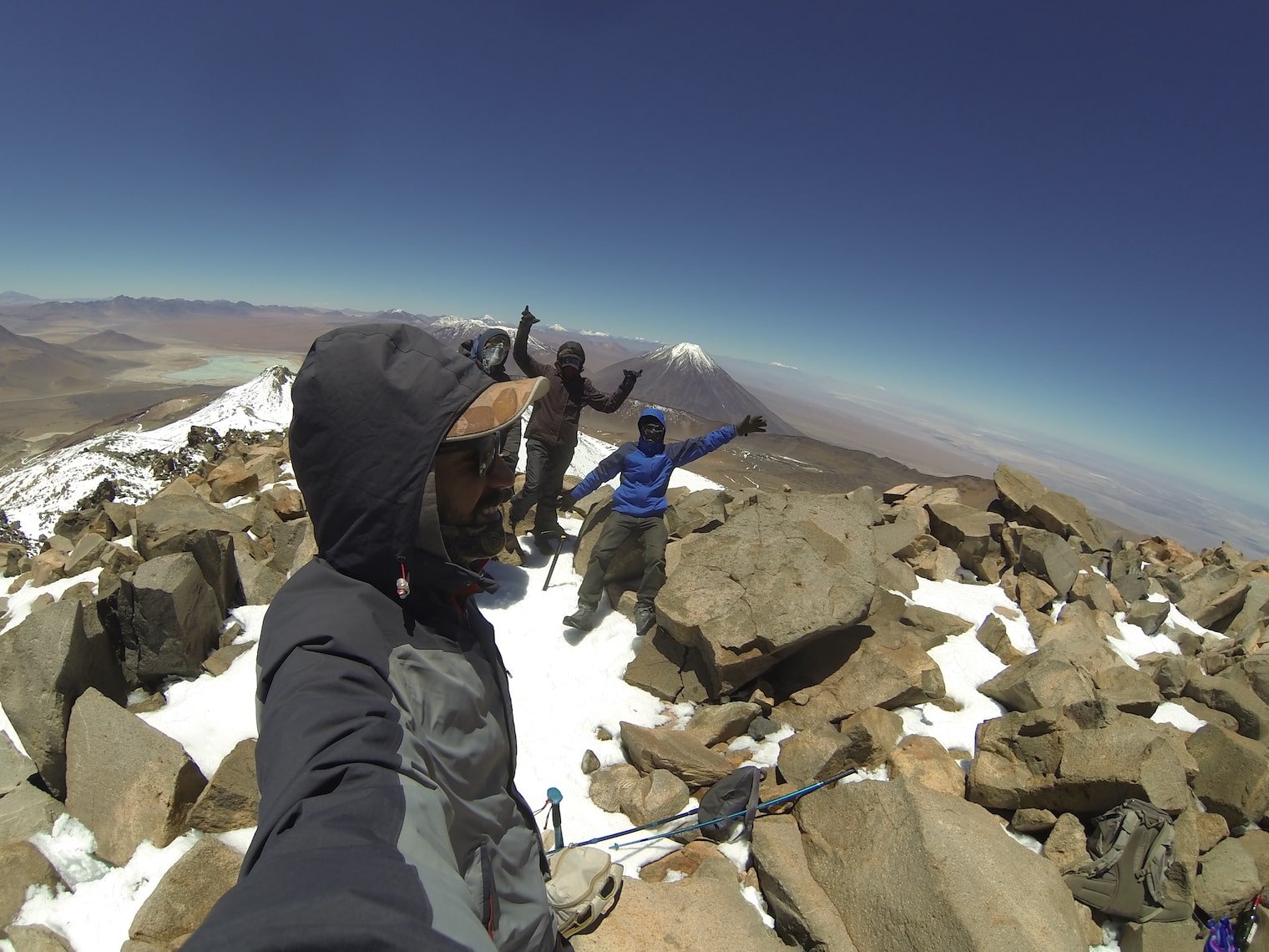 deserto do atacama cume do vulcão sairecabur